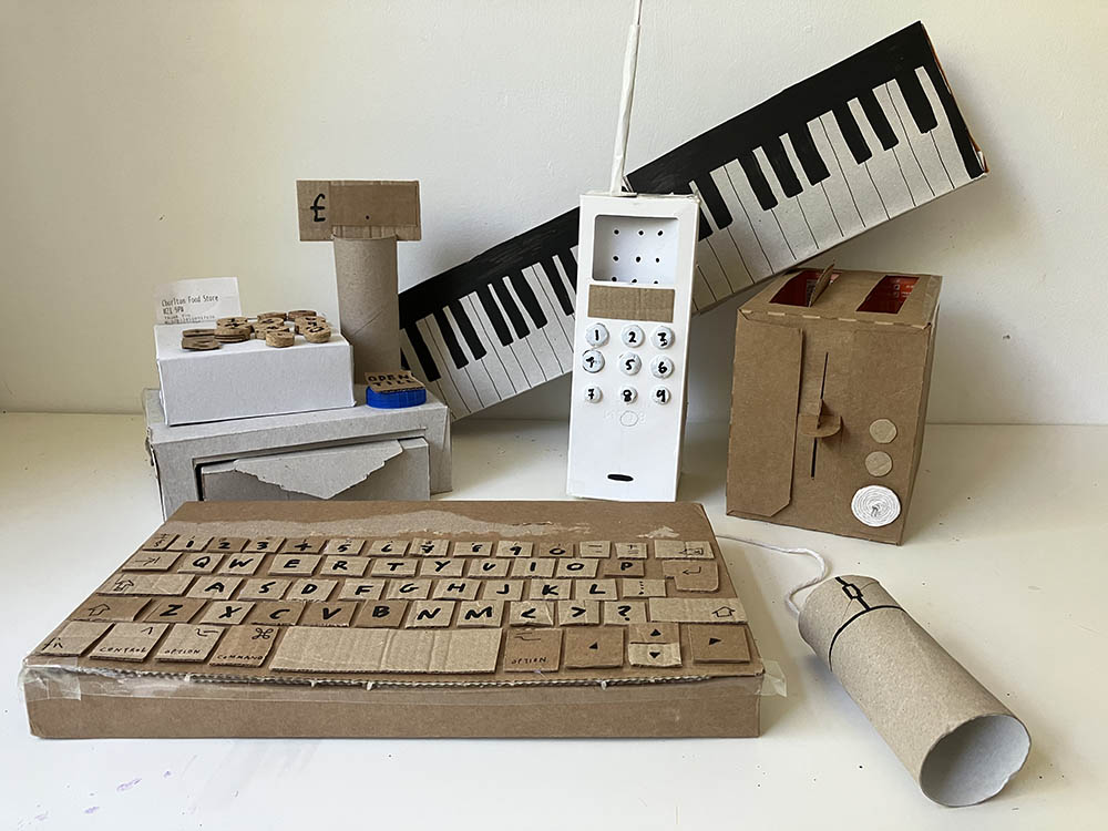 Cardboard Objects Altogether by Tobi Meuwissen