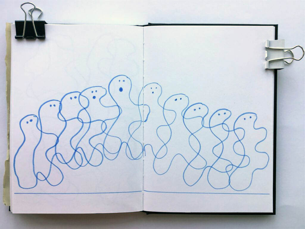 Evolving a sketch to make an animation.