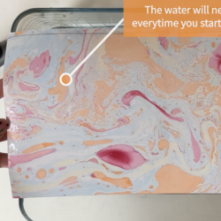 Create simple and inexpensive sketchbook made up of old paper