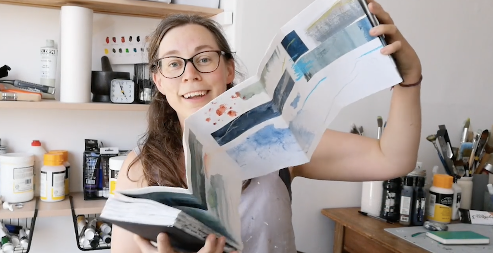 Make beautiful books inspired by real or imagined landscapes