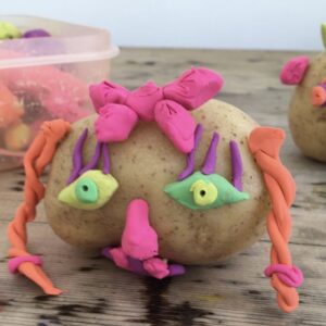 Plasticine Feature on a Potato by Rachel Thompson