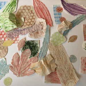 Wax Collage Arrangement by Tobi Meuwissen