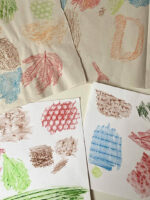 Wax Crayon Rubbings by Tobi Meuwissen