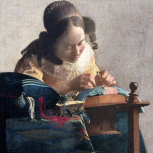 Johannes Vermeer’s The Lacemaker (ca.1669–1671)