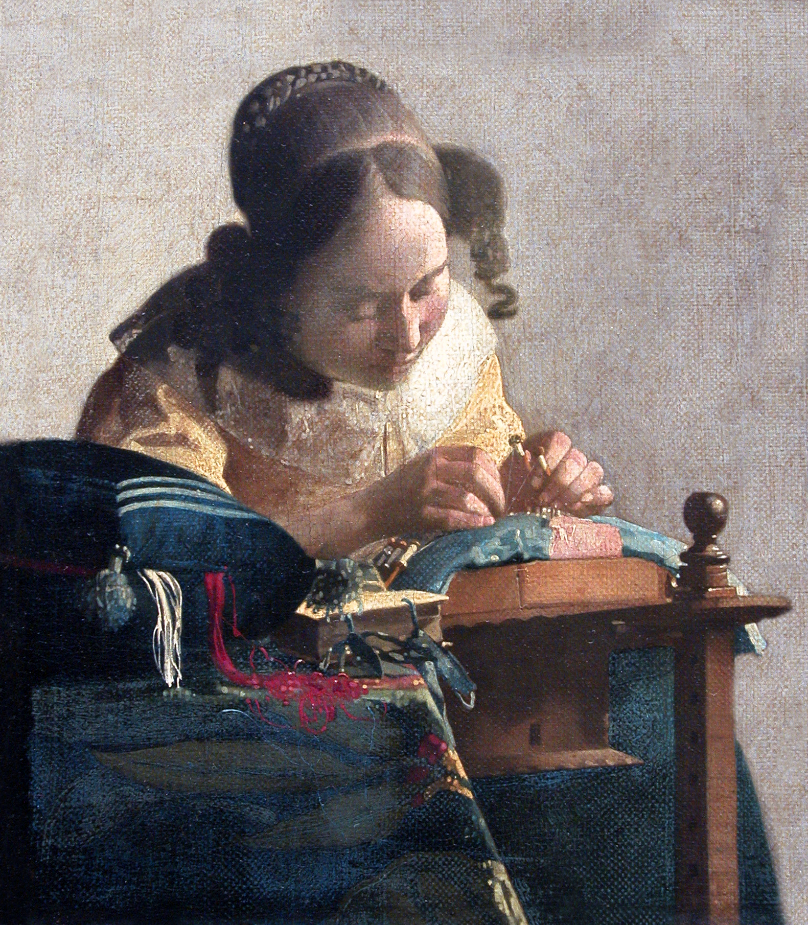 Johannes Vermeer’s The Lacemaker (ca.1669–1671)