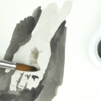 Ink Drawing of a Hand by Lancelot Richardson