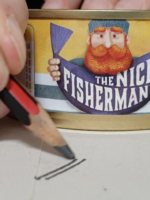 Taking Marks From a Tuna Tin by Rowan