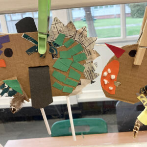 Birds made by Year 3 Selbourne Primary School