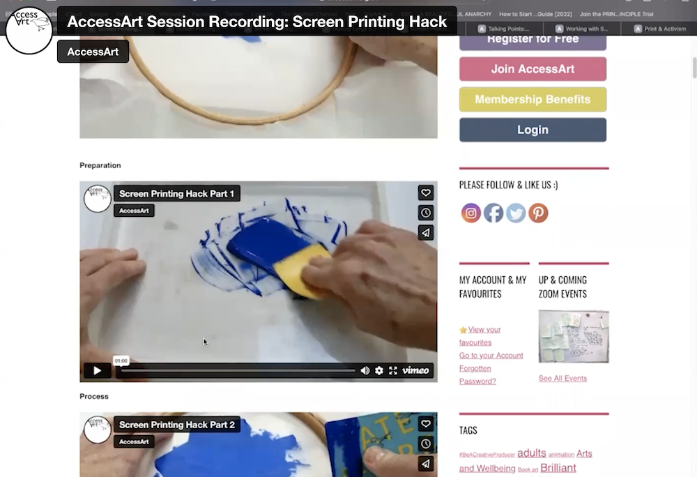 screenprint hack recording