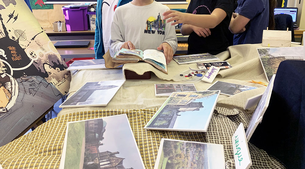 Participants Interacting With The Island Thinking Objects