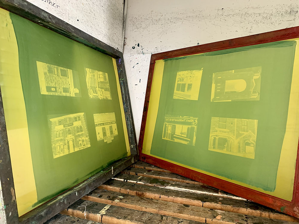 Screens Drying by Natalie Deane