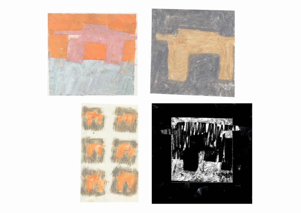 A series of landscape experiments looking at simple forms.