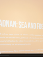 Etel Adnan Exhibition Video Oakville Galleries https://vimeo.com/207966278