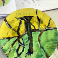 Painting Plates by Natalie Deane