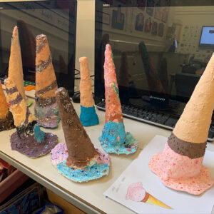 Dropped Cone Sculptures with Julia Rigby