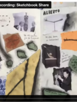 Screenshot from AccessArt Sketchbook Share 28/06/2023