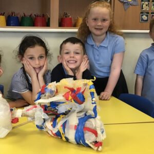 In this post, Lorna Greenwood shares with us how she adapted the Primary Art Curriculum pathway ‘Playful Making’ to develop collaborative sculpture.