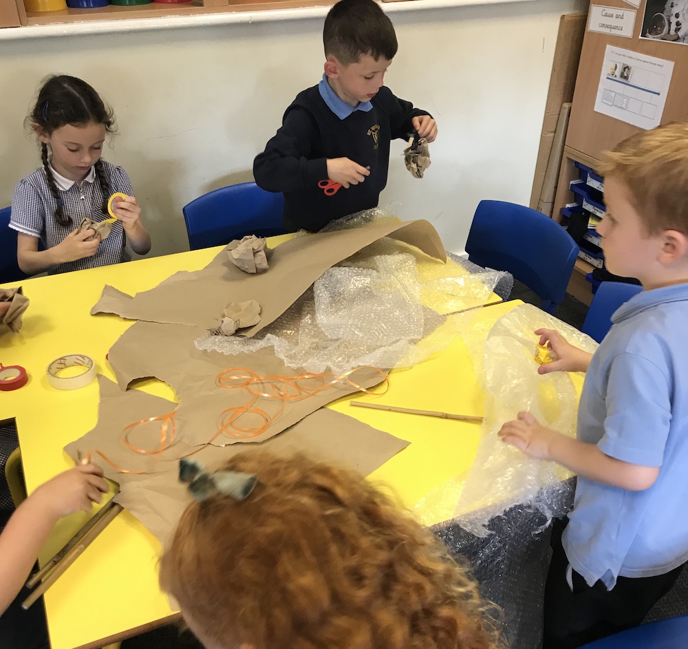 Making Sculptures inspired by Nnena Kalu by Lorna Greenwood