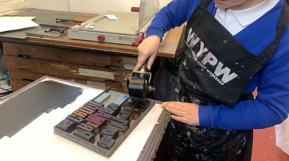 Inking up Letterpress by Natalie Deane