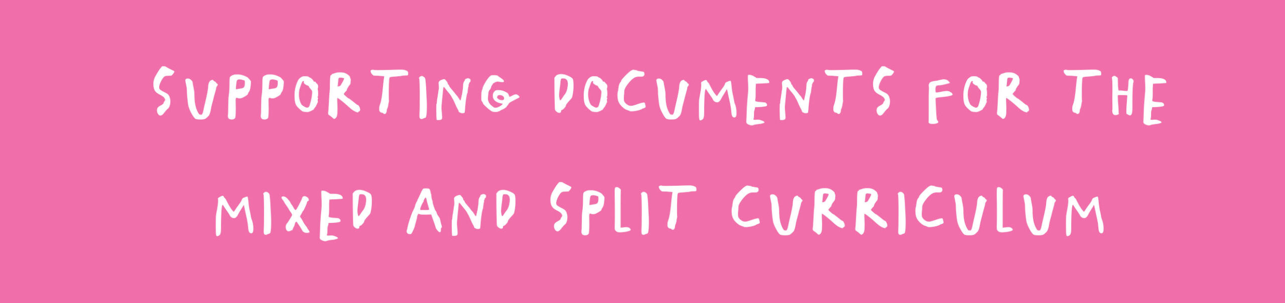 split and mixed supporting docs