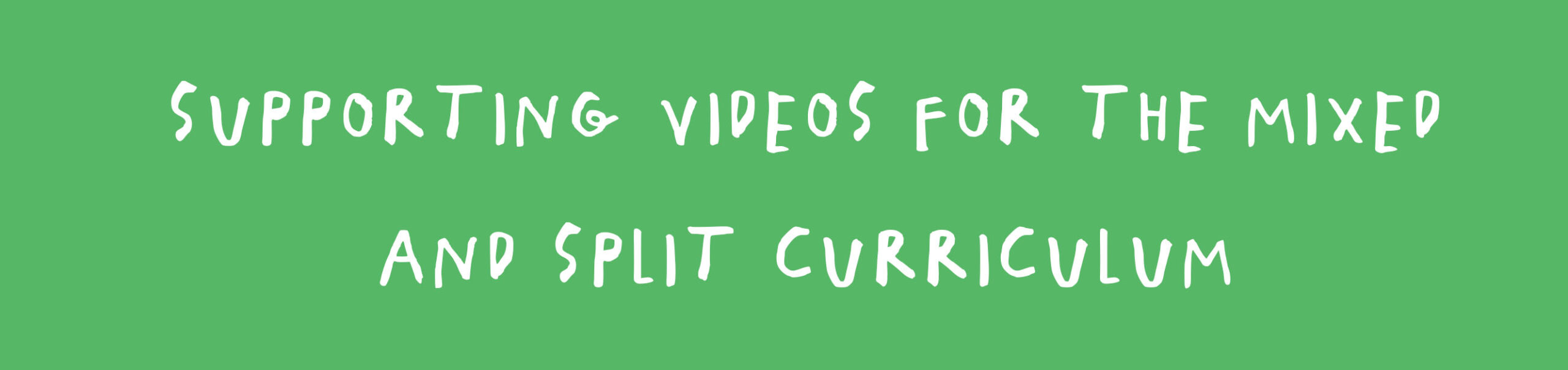 supporting videos for split and mixed