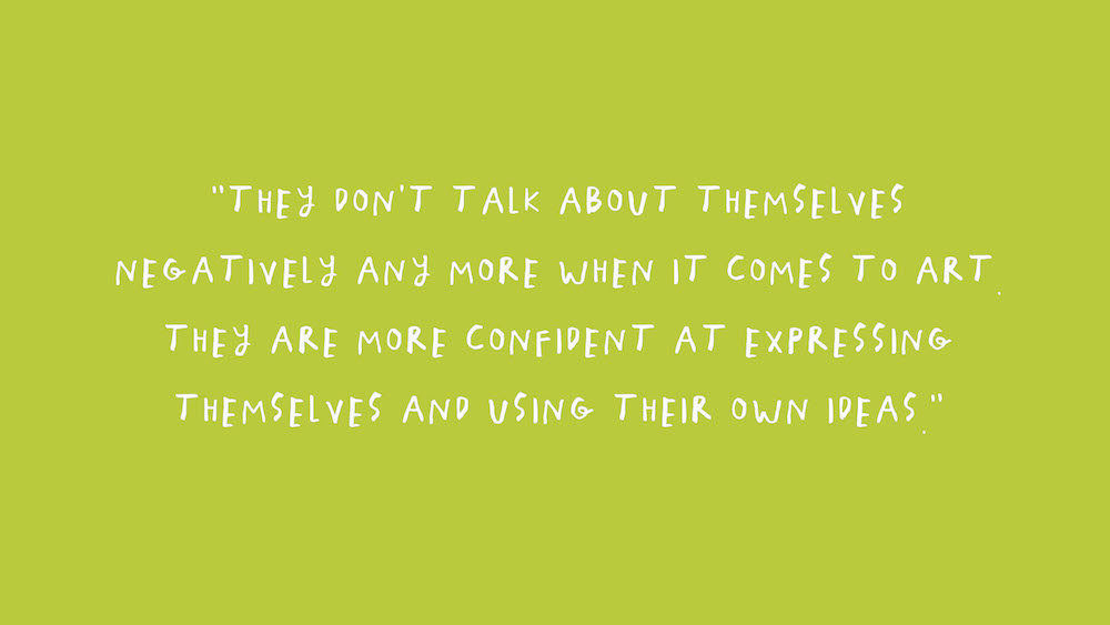 They don't talk about themselves negatively anymore