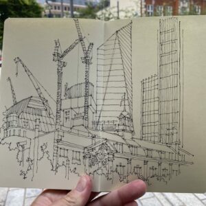 Urban Sketch by Phil Dean