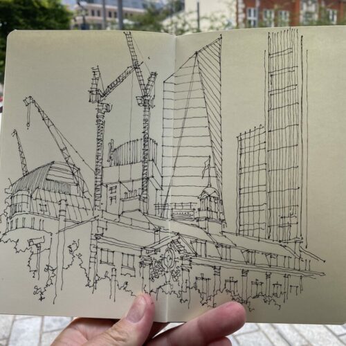 Urban Sketch by Phil Dean