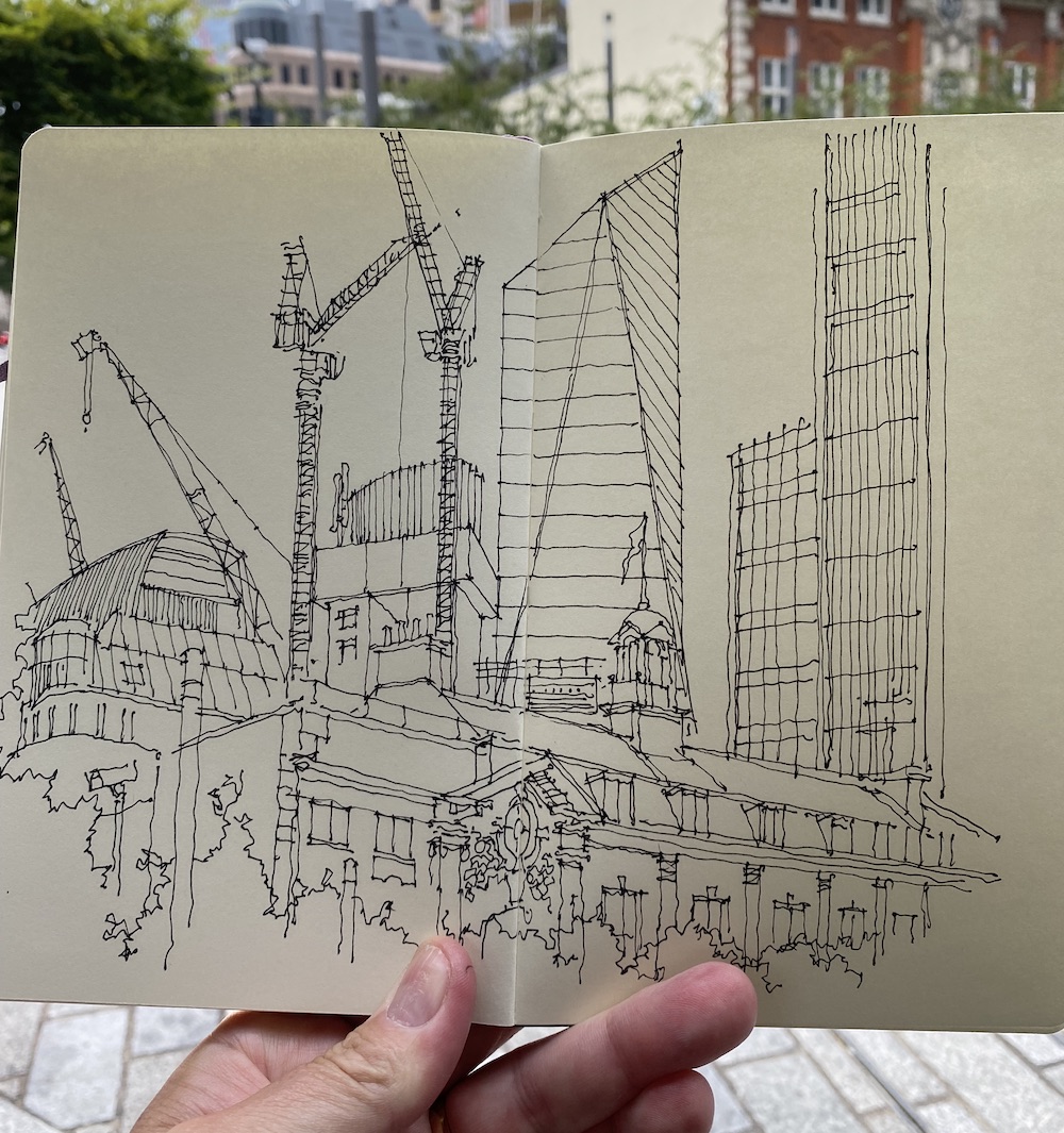 Urban Sketch by Phil Dean