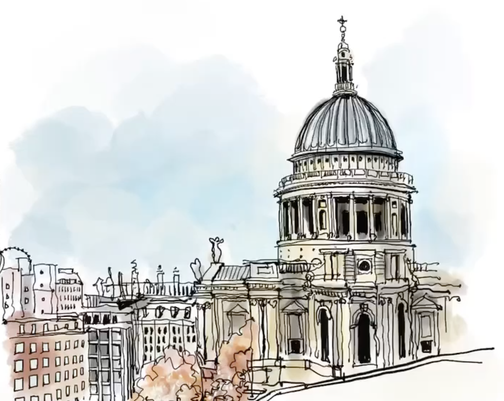 St Paul's Cathedral by Phil Dean