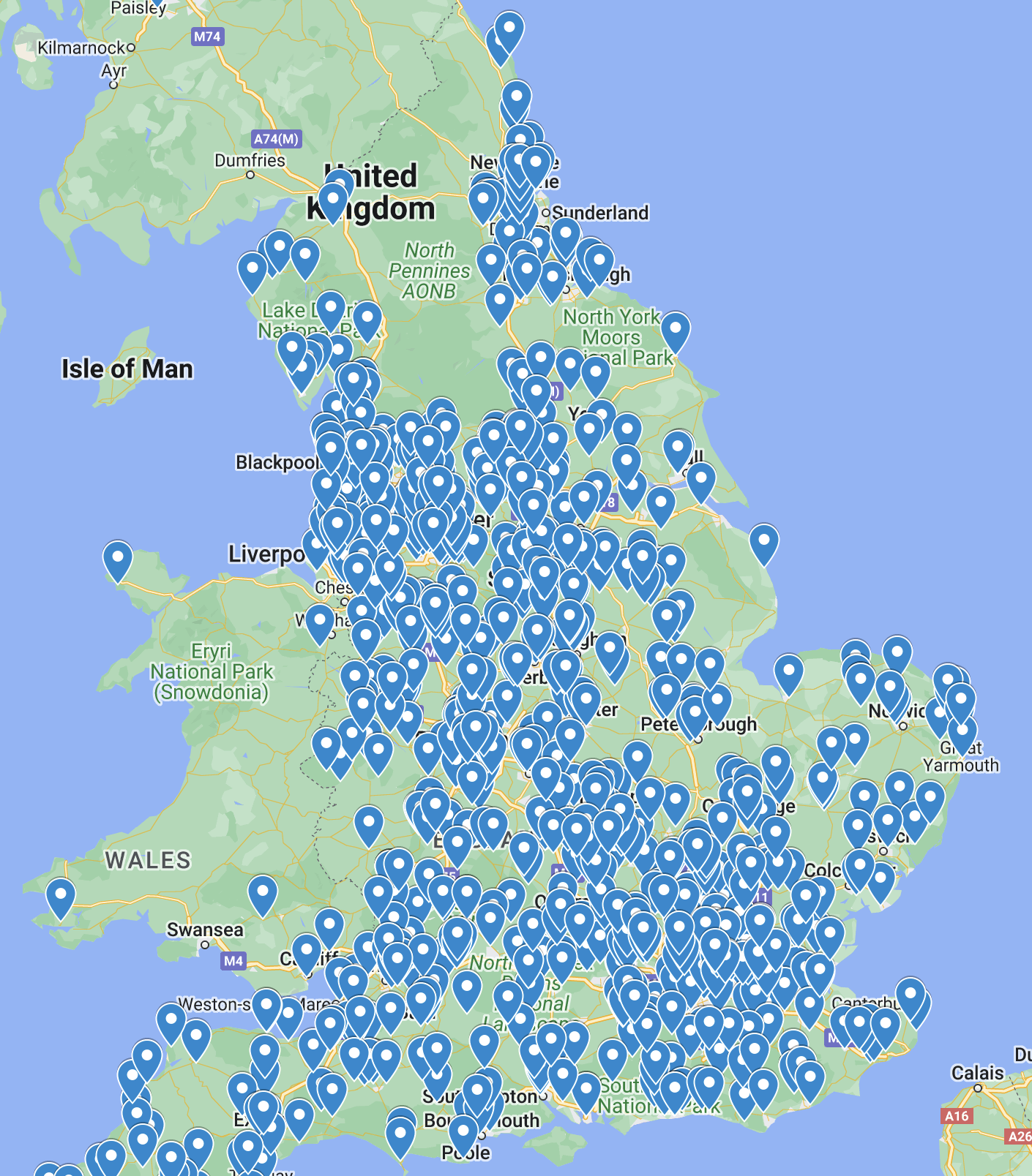 See a Map of AccessArt Members