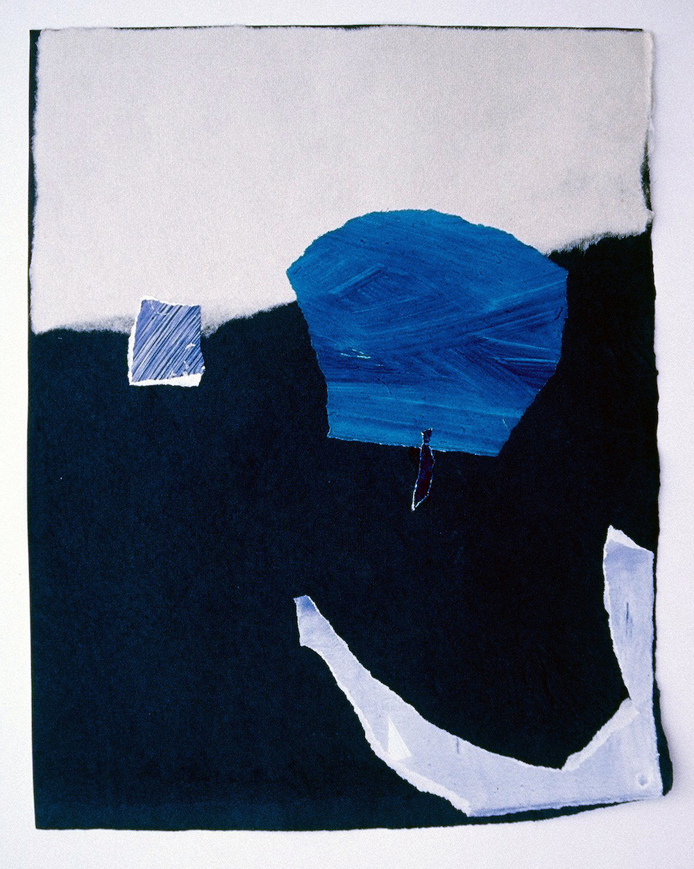 Blueberg Collage by Frances Hatch