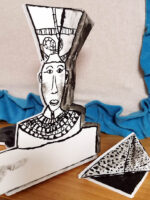 Egyptian Artefacts in Ink by Jennifer Connor