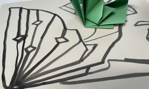 Drawings of Paper Sculptures by Yu-Ching Chiu