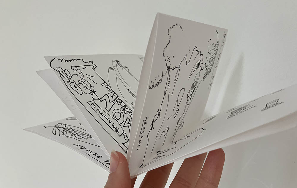 What I Ate In a Day Sketchbook by Tobi Meuwissen
