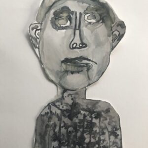 Ink and Pen Portrait by Sarah Longley