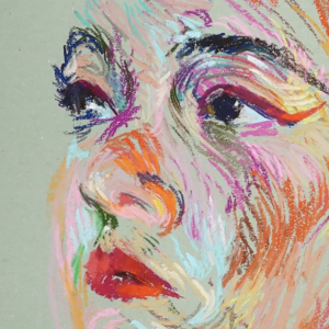 Chalk Pastel Portrait by Lancelot Richardson
