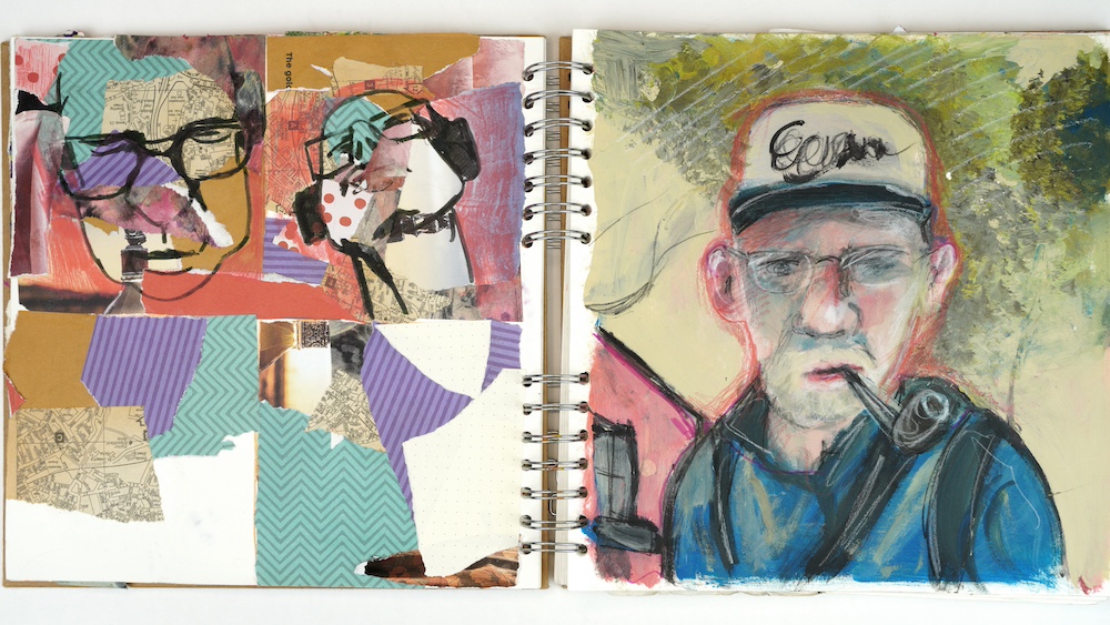 Sketchbook Pages by Caroline Bevan