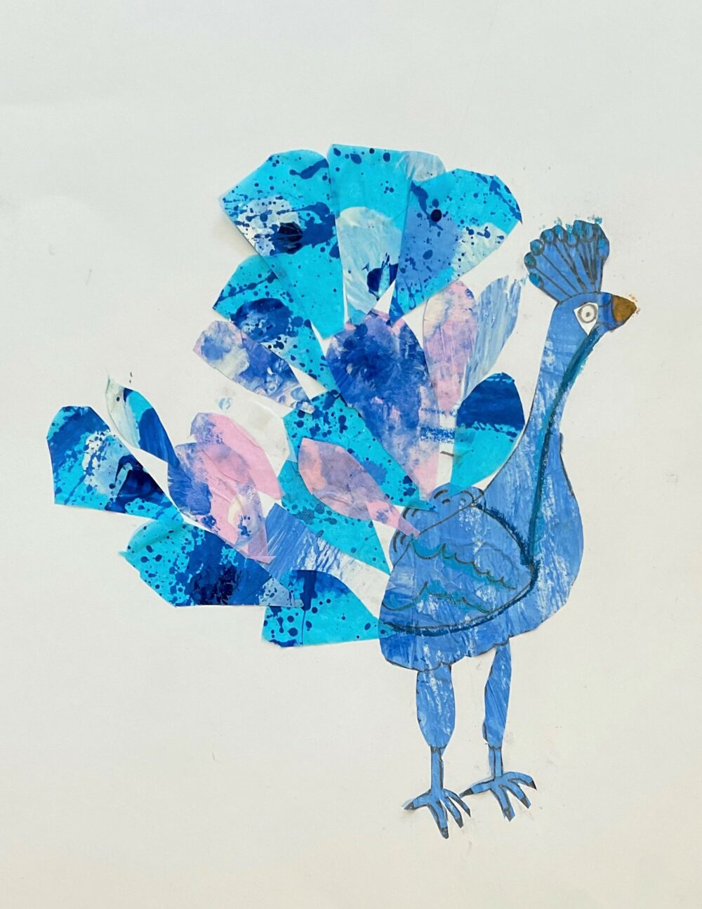 A collage inspired by Eric Carle