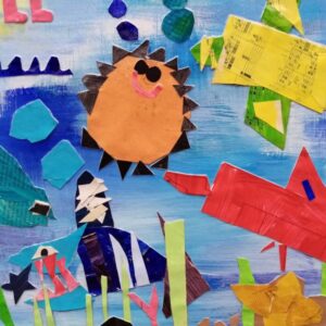 Under the sea collage