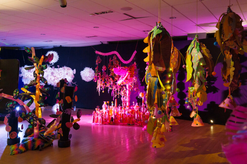 An interactive community art project in Huddersfield.