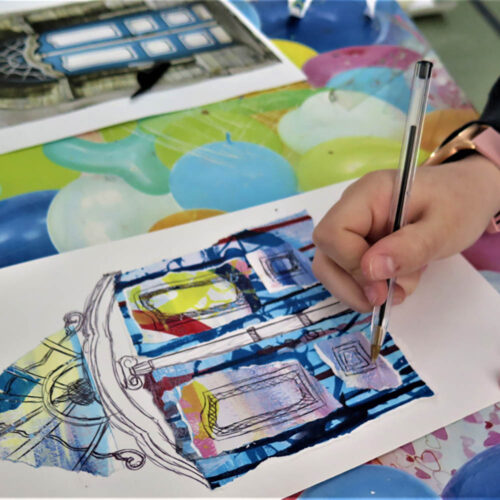 Street Collage by Jan Miller