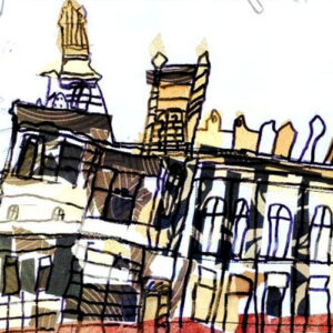 Collaged Building by Claire Mather