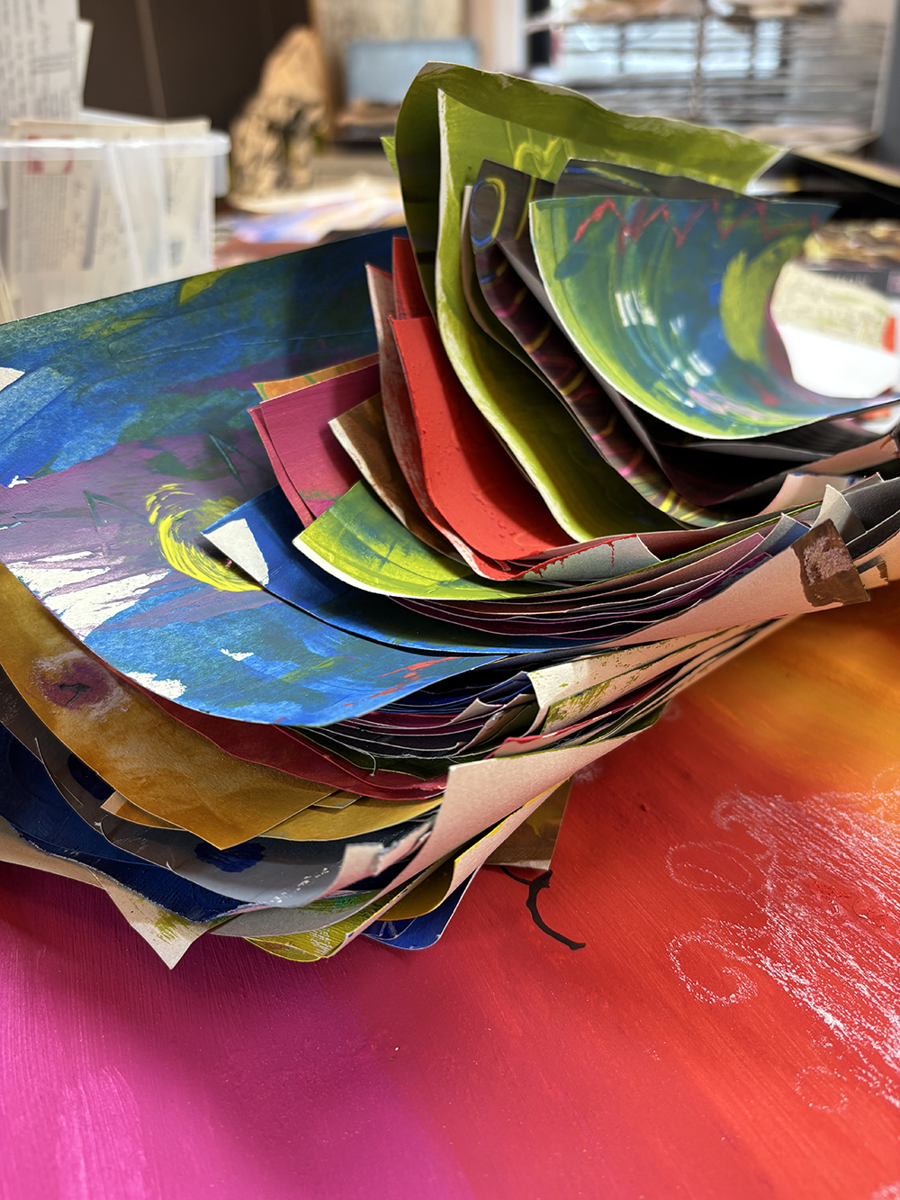 Coloured Collage Papers Coloured Collage Papers