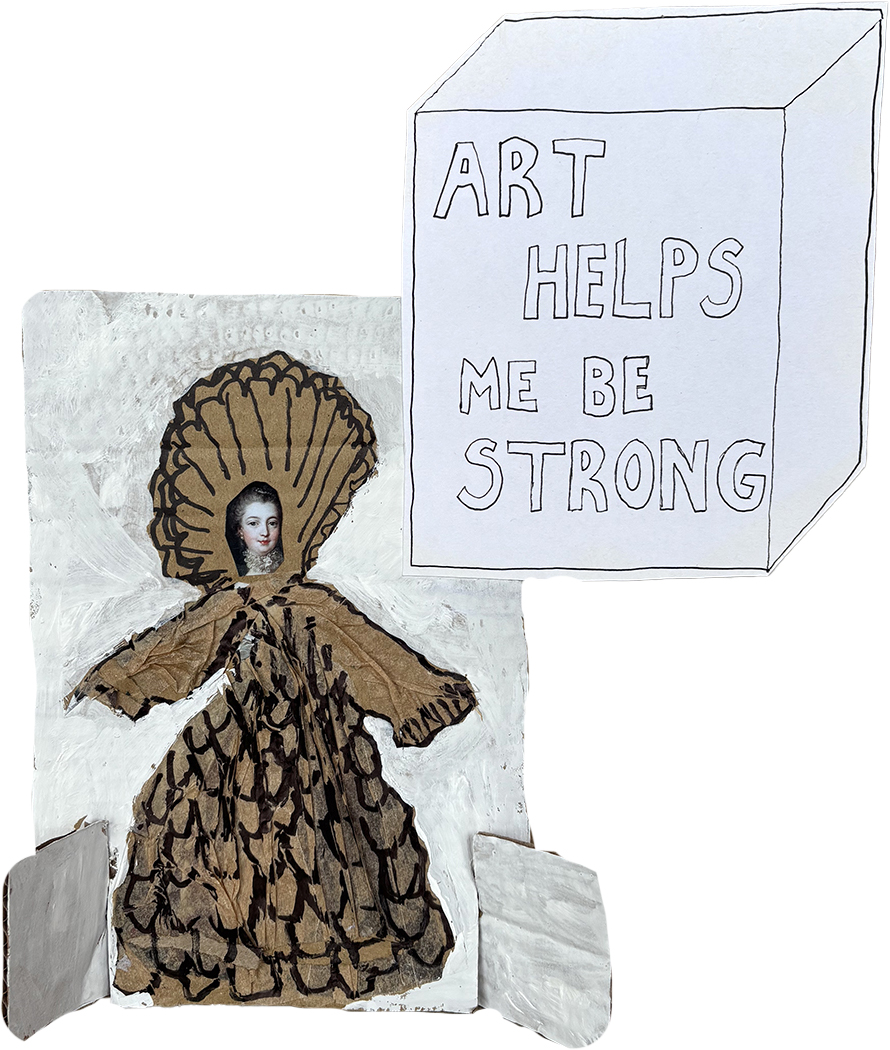 Art helps me be strong Art helps me be strong