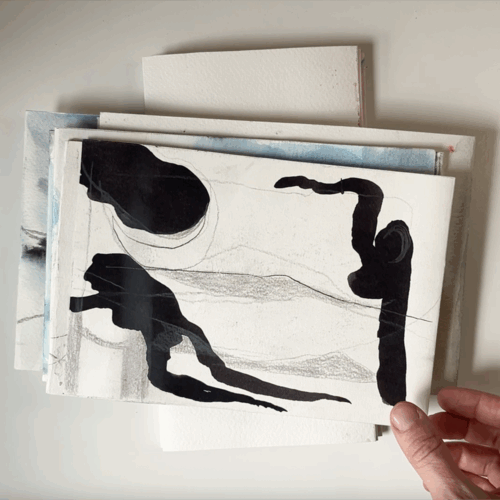 Sketchbook Pages by Rachel Thompson