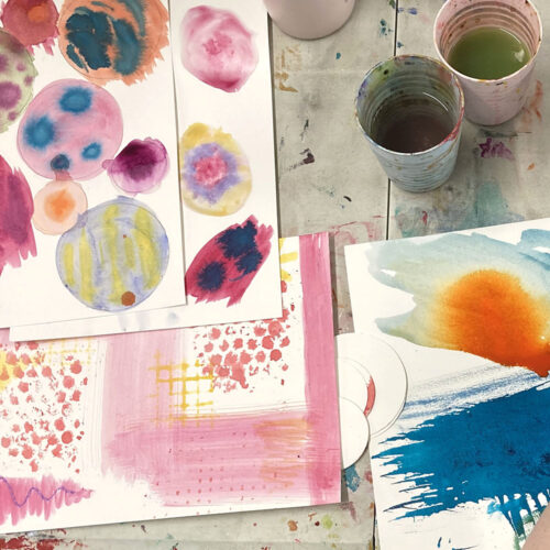Playing With Watercolour by Laura McKendry