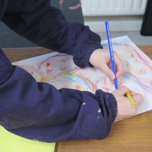 Image of child's hand drawing