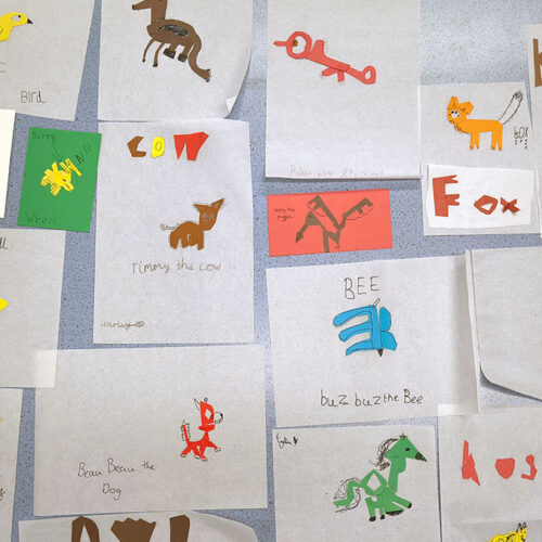 Animals Made From Letters by Charlotte Puddephatt