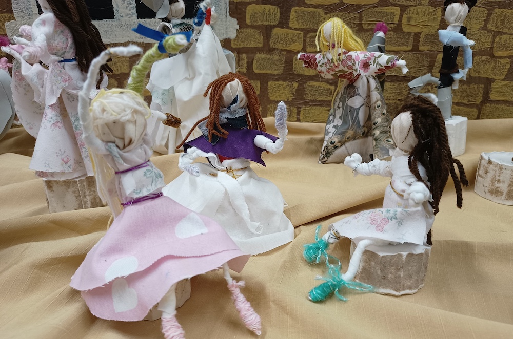 Plinth People in the Street by Charlotte Puddephatt